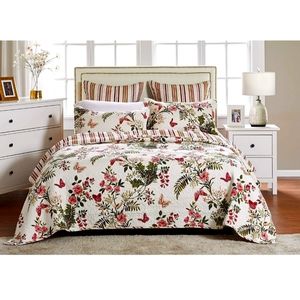 Greenland Home Butterflies Quilt Set, King